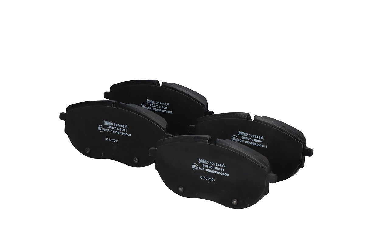 Jeu de 4 plaquettes de frein VALEO ref. 302548A